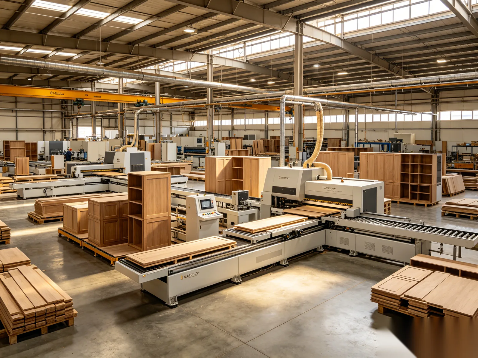 Integrated cabinet manufacturing facility overview