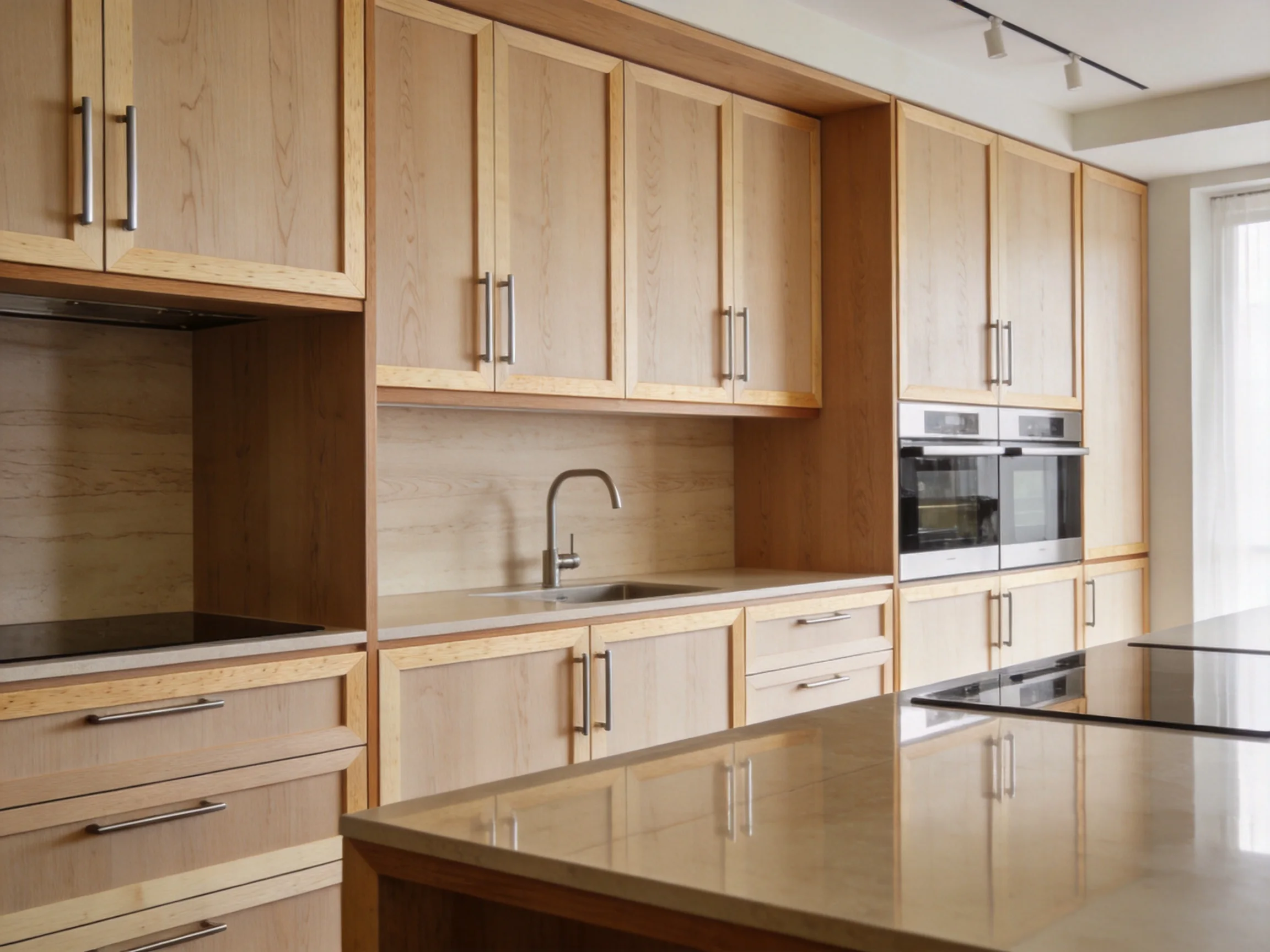 Plywood Kitchen Cabinets