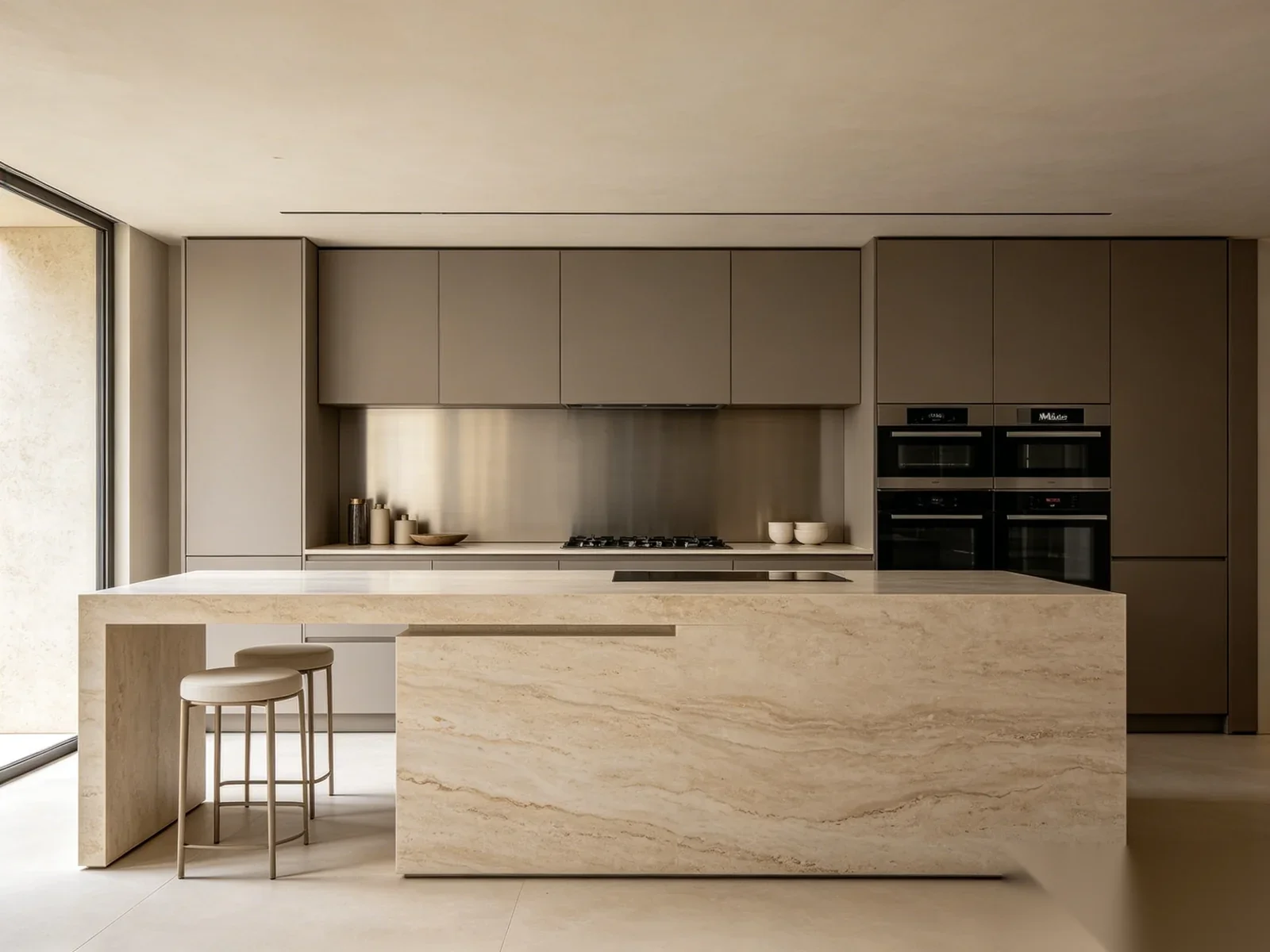 Modern kitchen cabinet collection with clean lines and minimal detailing