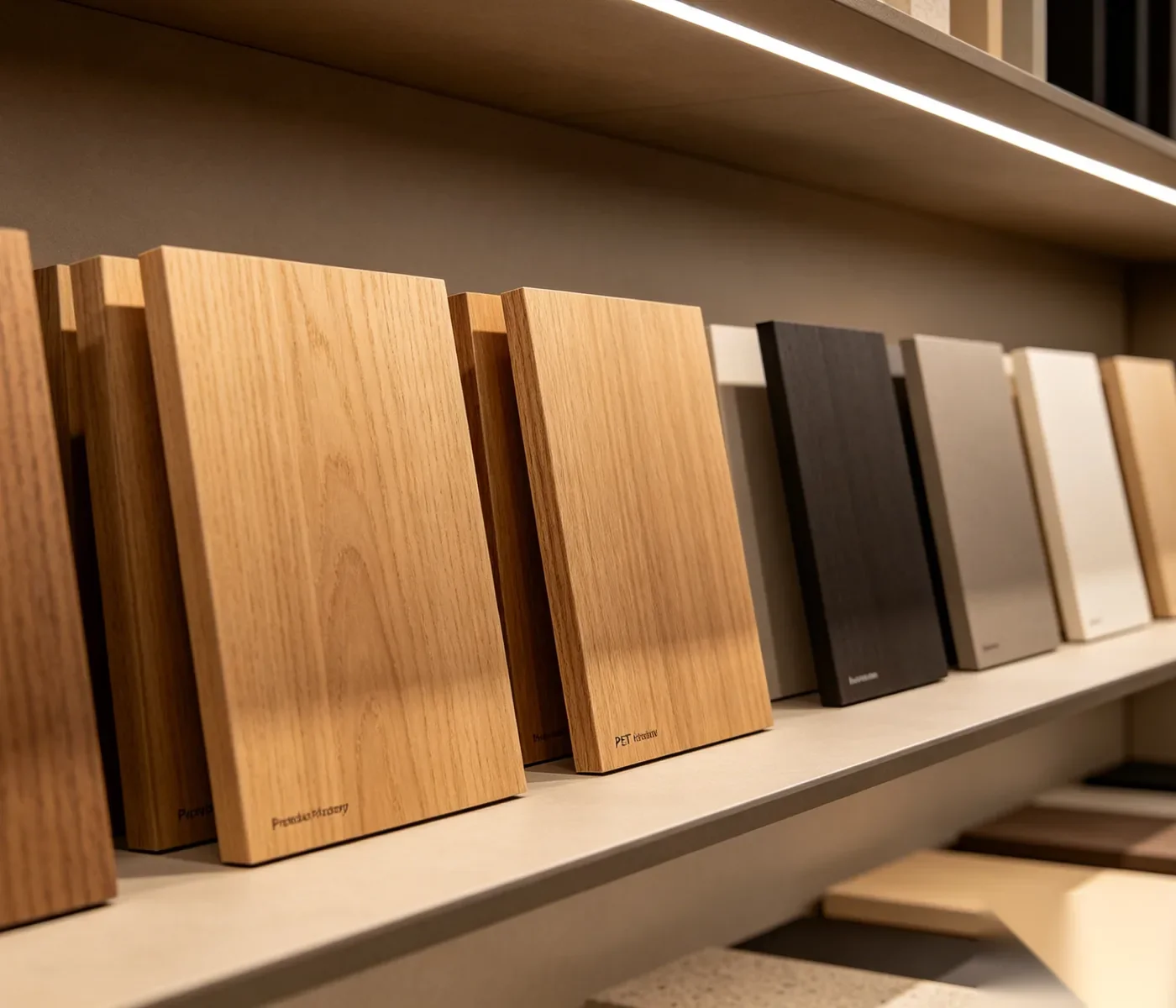 Plywood kitchen cabinet material with structural stability