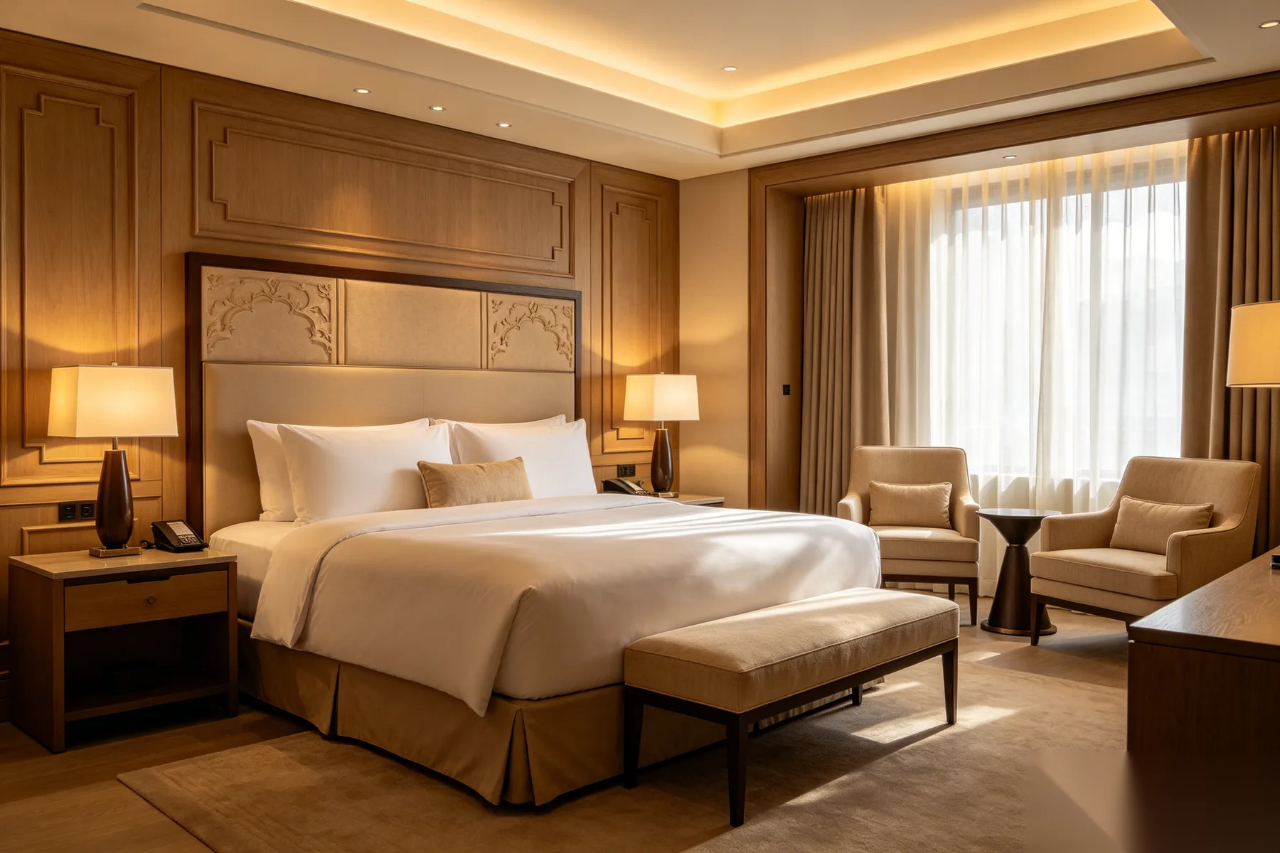 Qatar hotel guestroom furniture and millwork project