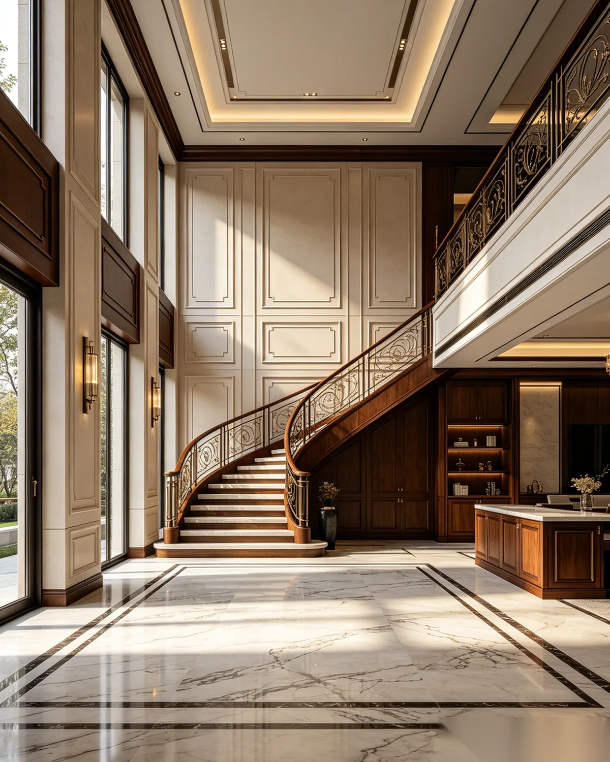Luxury villa custom interior project